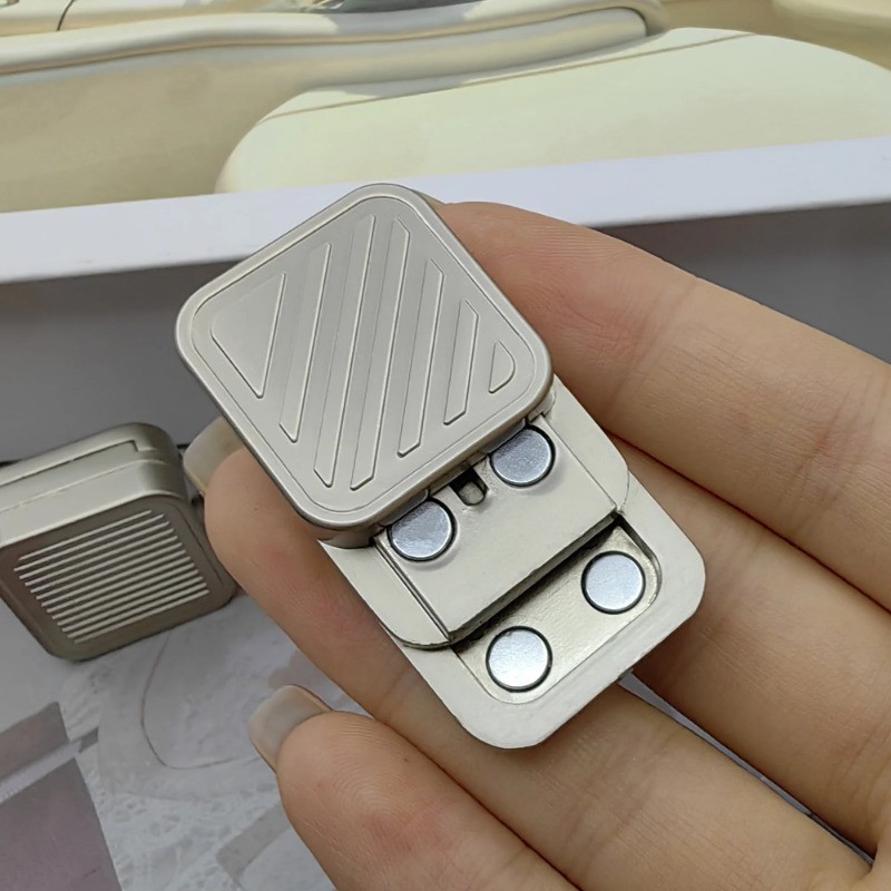 1pcs Mini Cube Push Card Magnetic Slider EDC Fidget Slider โลหะ ADHD ...