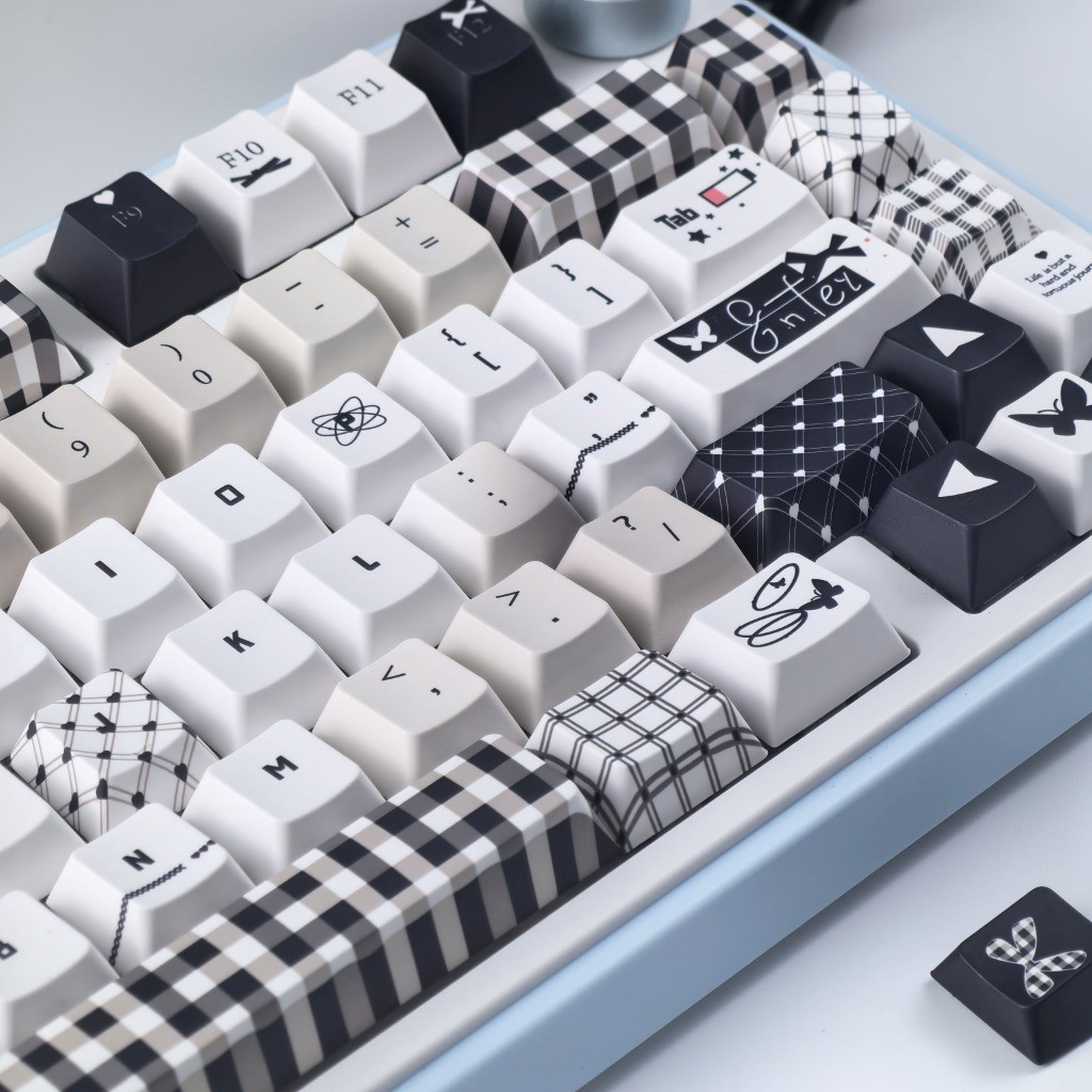 Out Of Control Keycaps 130 คีย์ PBT Cherry Profile ส่วนบุคคล Dye ...