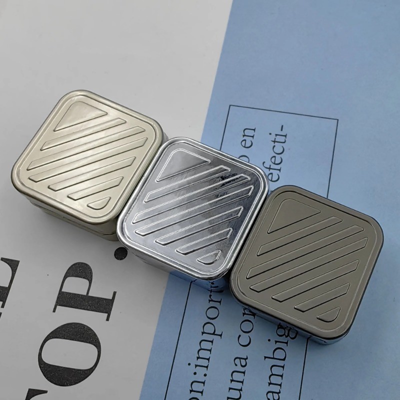 1pcs Mini Cube Push Card Magnetic Slider EDC Fidget Slider โลหะ ADHD ...