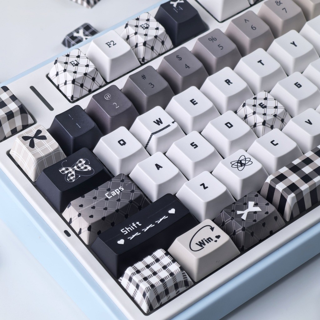 Out Of Control Keycaps 130 คีย์ PBT Cherry Profile ส่วนบุคคล Dye ...