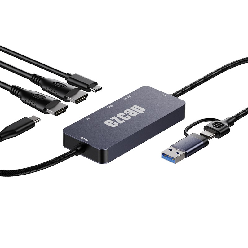 1080p60 4K HDMI Type C Displayport DP USB 3.2 Audio Video Capture Card ...