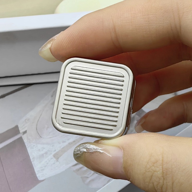 1pcs Mini Cube Push Card Magnetic Slider EDC Fidget Slider โลหะ ADHD ...