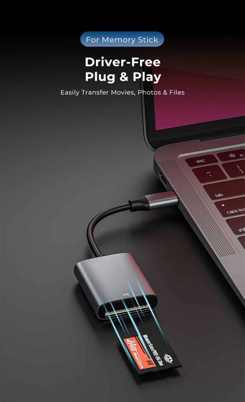 MS Card Reader Sony Memory Stick Pro Duo OTG รองรับ IPh7-17 Android ...