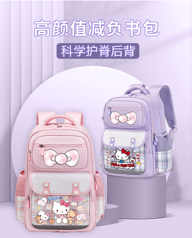 กระเป๋าเป้สะพายหลัง Hello Kitty สไตล์น่ารัก ความจุใหญ่ กันน้ำ สำหรับ ...