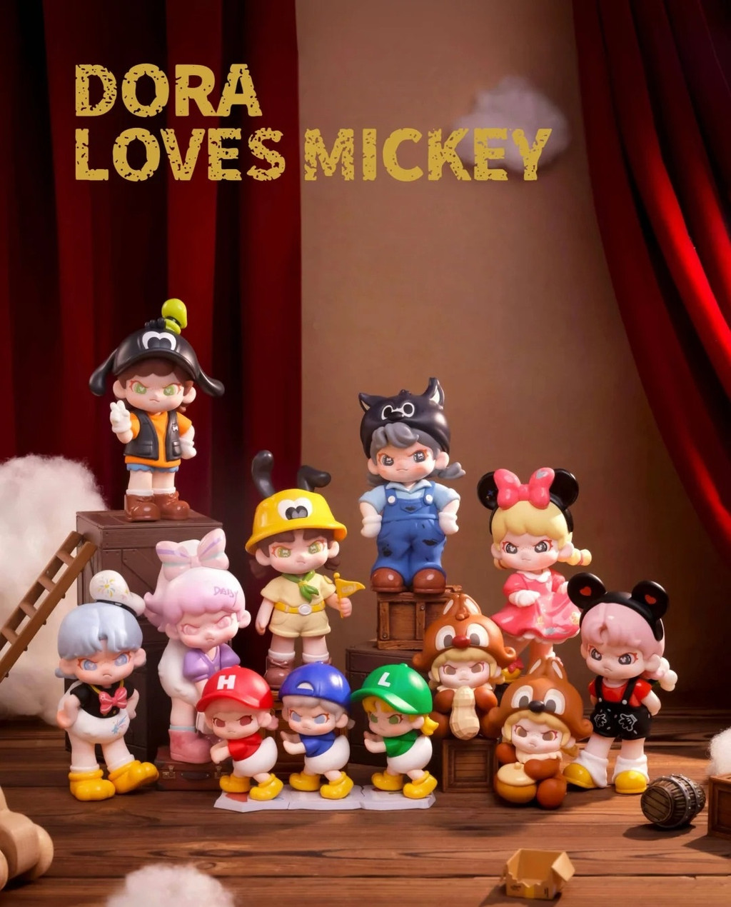 シークレット☆TOP TOY DORA LOVES Mickey ミッキー ミッキー＆ミニー