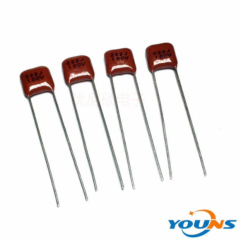 CBB ตัวเก็บประจุ CBB22 222J 100V 2.2 NF Pitch 5 มม.LED Driver Power ...