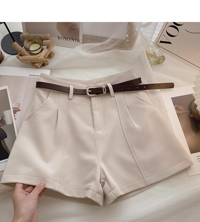 แนะนำกางเกงขาสั้นเอวสูงสไตล์เกาหลี ทรง A-line สำหรับผู้หญิง ส่งเร็วจาก ...