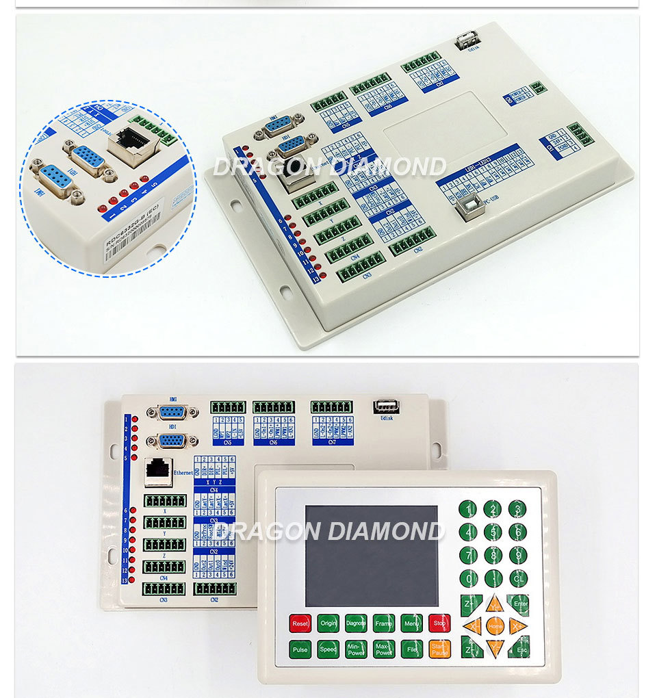 Ruida RDC6332G 6332M Co2 เลเซอร์ DSP Controller สําหรับเลเซอร์แกะสลัก ...