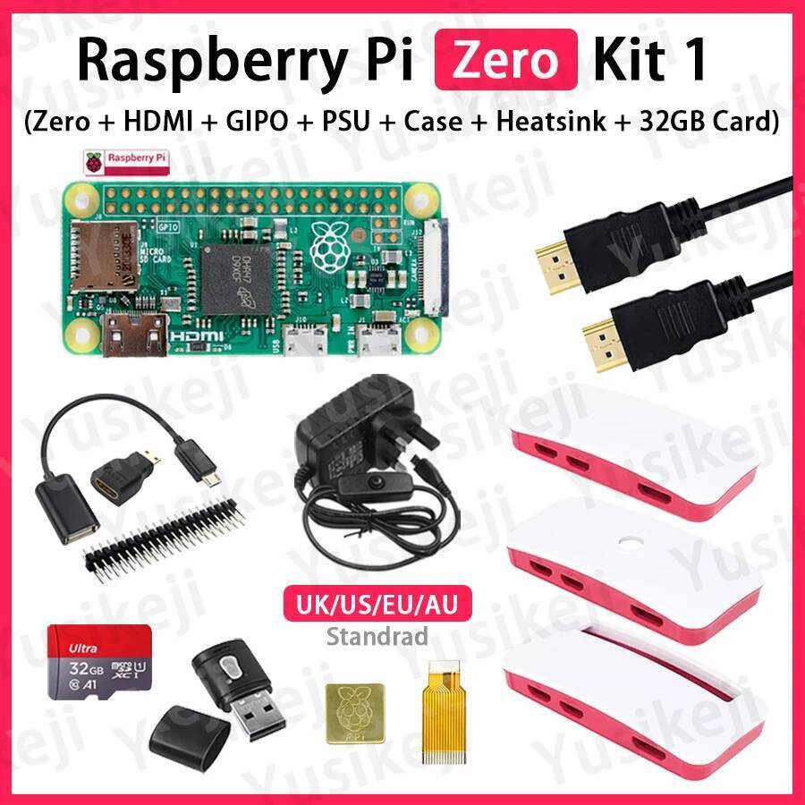 Original Raspberry Pi Zero v1.3 และ Zero KIT (Zero+Case+สาย HDMI+ฮีท ...