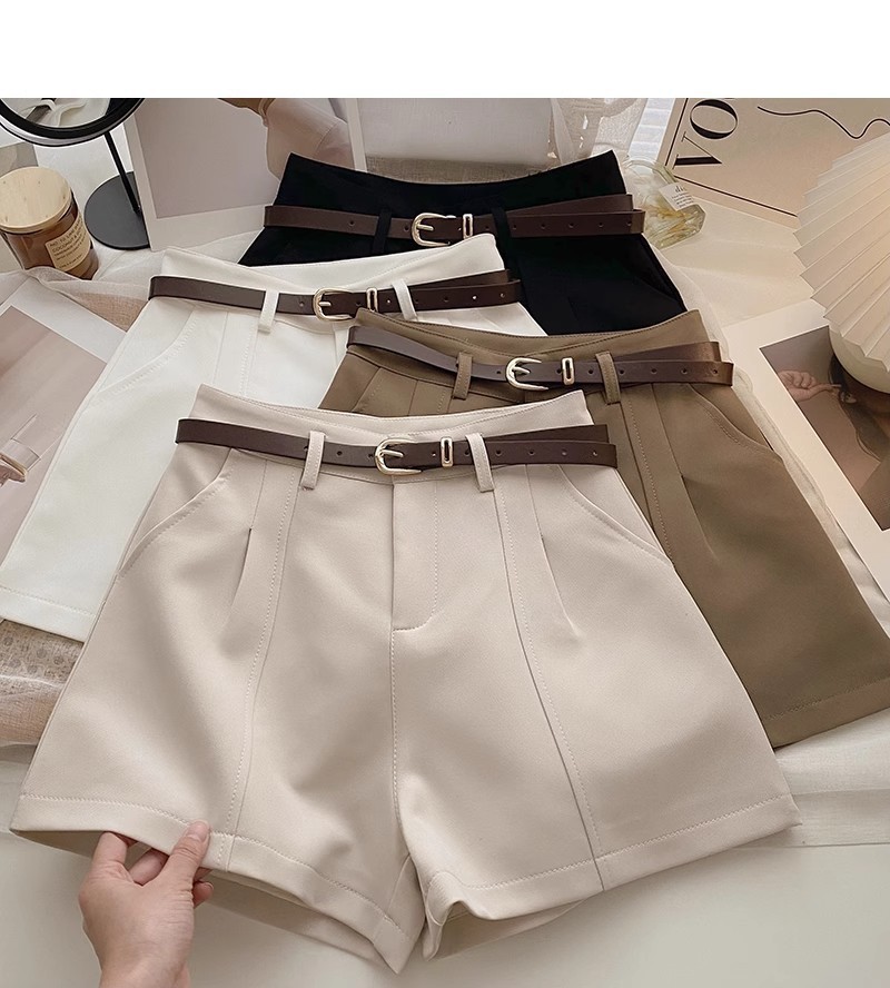 แนะนำกางเกงขาสั้นเอวสูงสไตล์เกาหลี ทรง A-line สำหรับผู้หญิง ส่งเร็วจาก ...