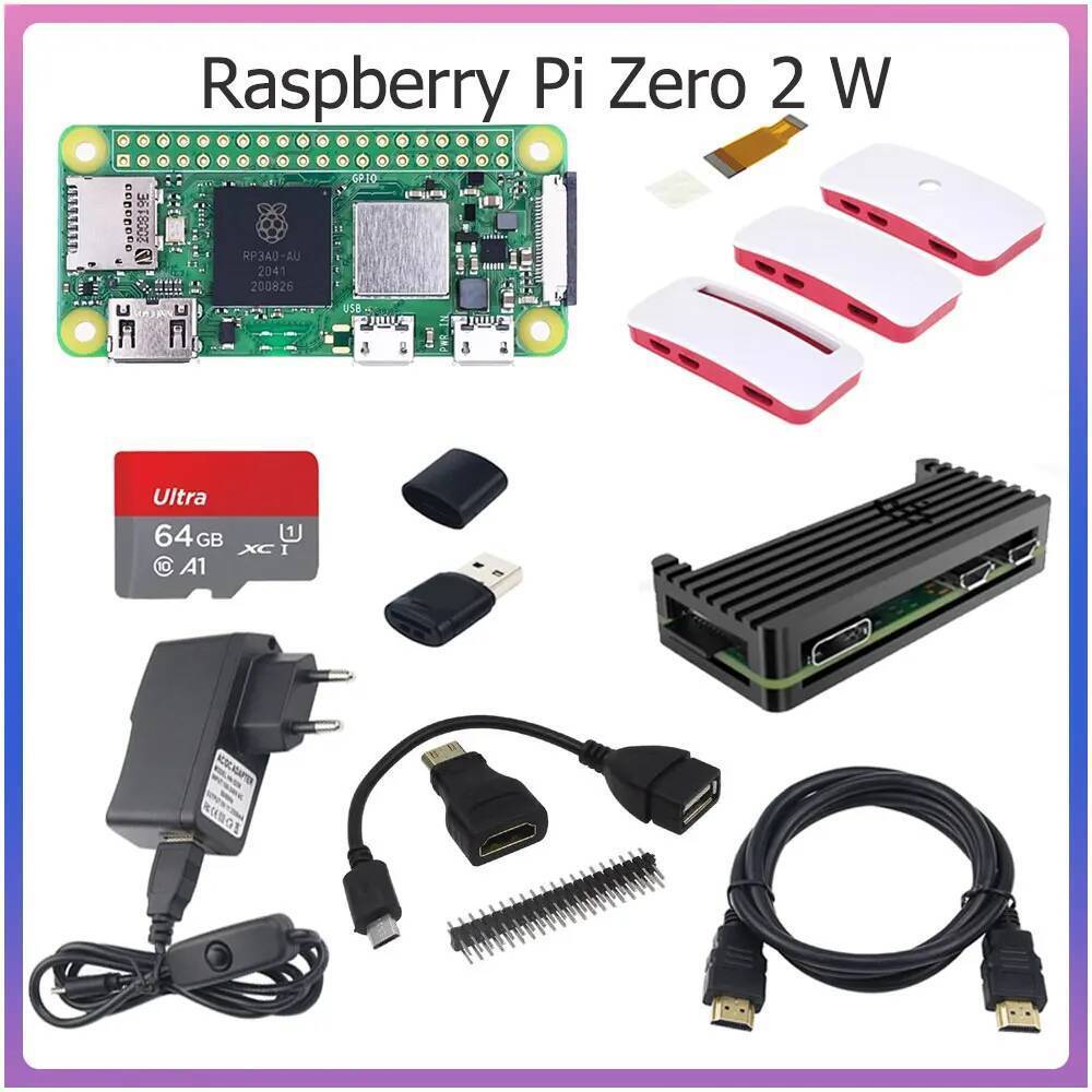 C Raspberry Pi Zero 2 W Quad-core 64-bit Cortex-A53 บลูทูธ BLE & WiFi ...