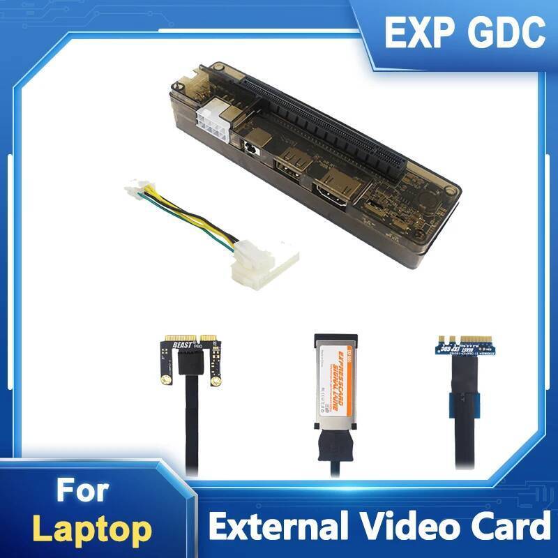 EXP GDC สําหรับแล็ปท็อปกราฟิกการ์ดภายนอกโน้ตบุ๊ค PCIE Dock การ์ดเสริม ...
