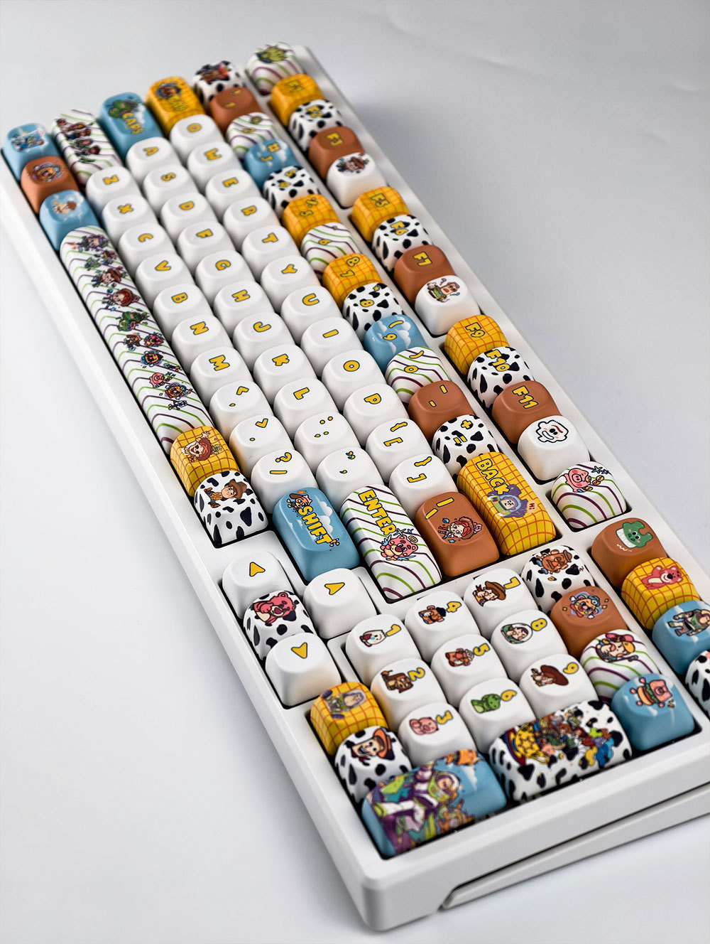Toy Story Keycaps 130 คีย์ MOA/เชอร์รี่โปรไฟล์ PBT Dye Sublimation ...