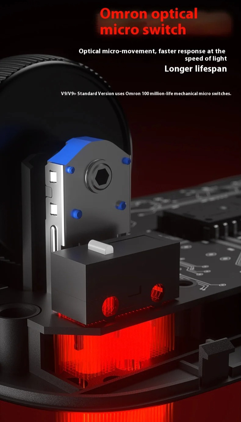 AULA V9 Series PRO Ultra Esports Gaming Mouse ไร้สาย Tri-Mode Bluetooth ...