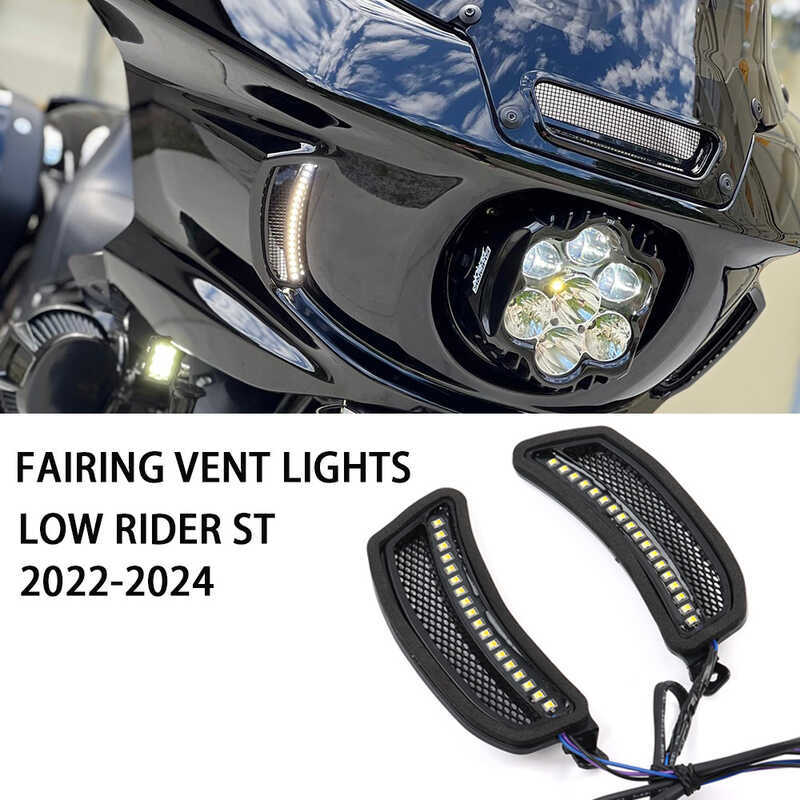เหมาะสําหรับ Harley Soft Tail Luwei Low Rider ST รถจักรยานยนต์ด้านหน้า ...