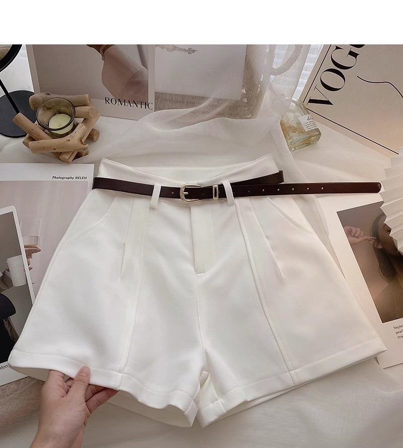 แนะนำกางเกงขาสั้นเอวสูงสไตล์เกาหลี ทรง A-line สำหรับผู้หญิง ส่งเร็วจาก ...