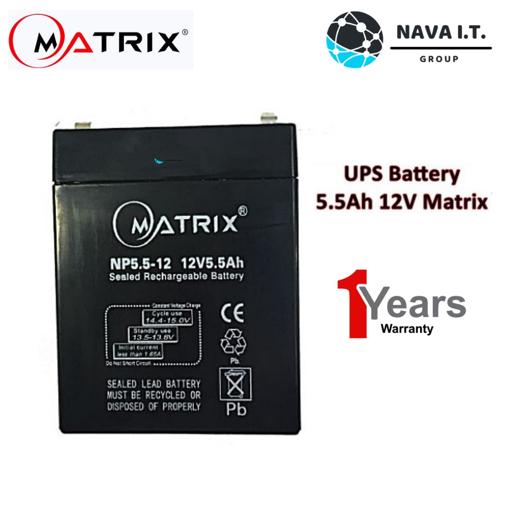MATRIX BATTERY / KATZUNI BATTERY 7.8 9A 12A แบตเตอรี่เครื่องสำรองไฟ UPS ...