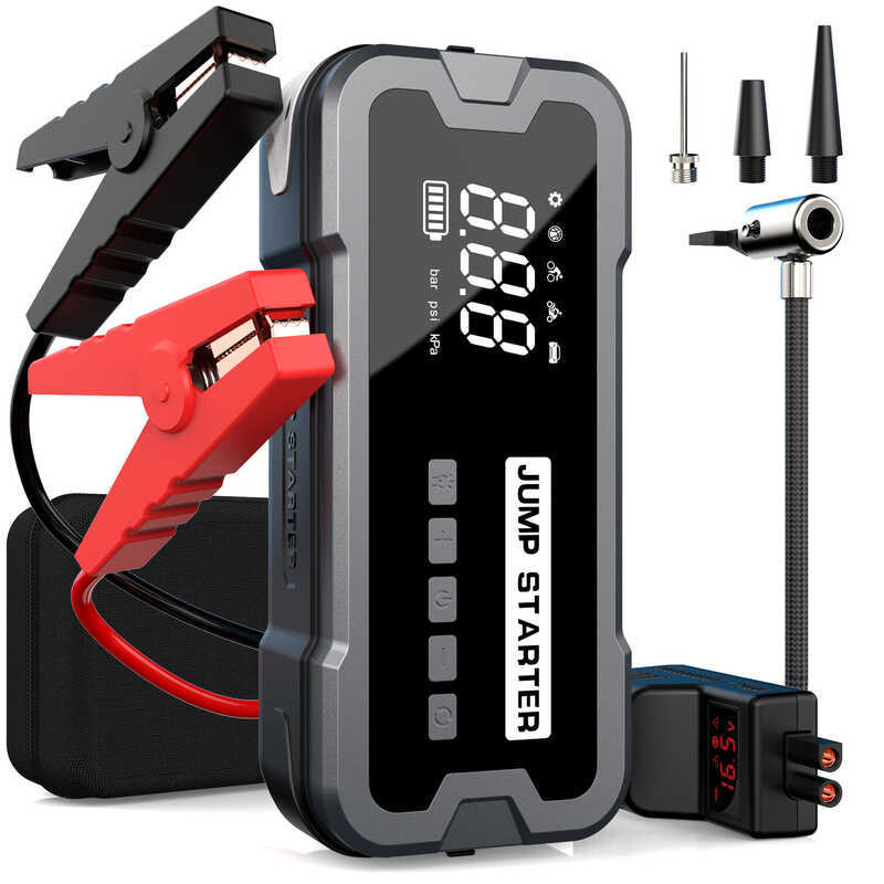 รถ JumpStarter รถฉุกเฉิน Starter Power Inflatable Integrated Car Air ...