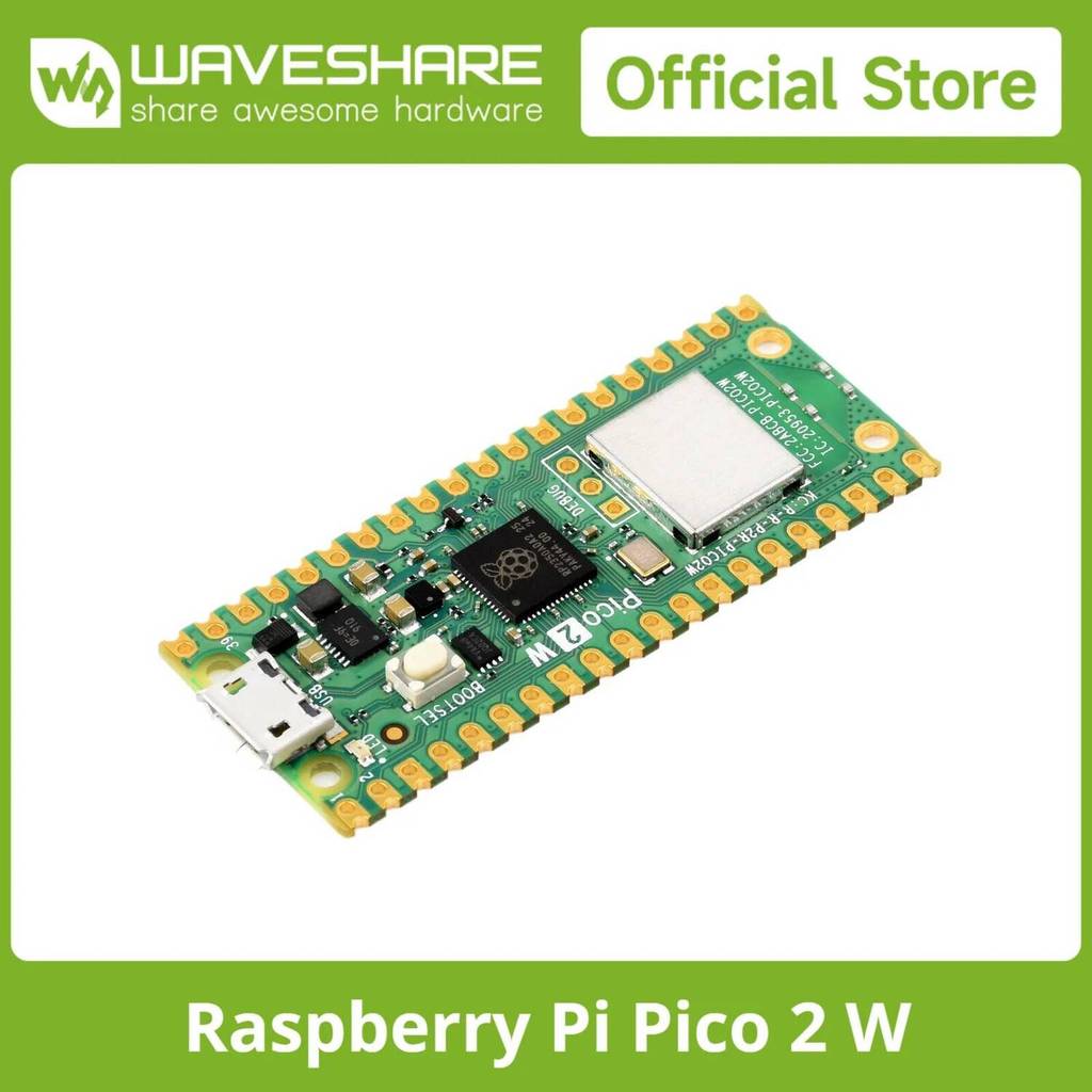 Raspberry Pi Pico 2 W Microcontroller Board, ตามชิป RP2350 อย่างเป็น ...