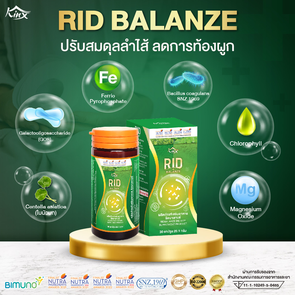 แพ็กคนถ่ายยากดูแลด้วย RID BALANZE (ริดบาลานซ์) ตัวช่วยปรับสมดุลภายใน ...