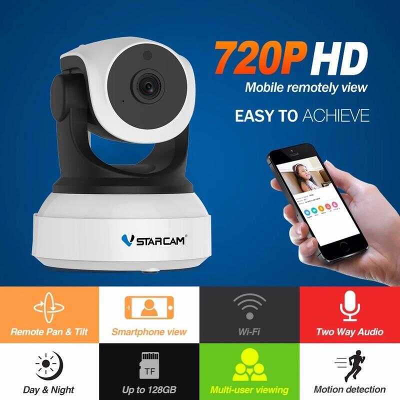 VSTARCAM APP:Eye4 กล้องวงจรปิด IP Camera C7824 รองรับ 128G SD CARD 1.0 ...