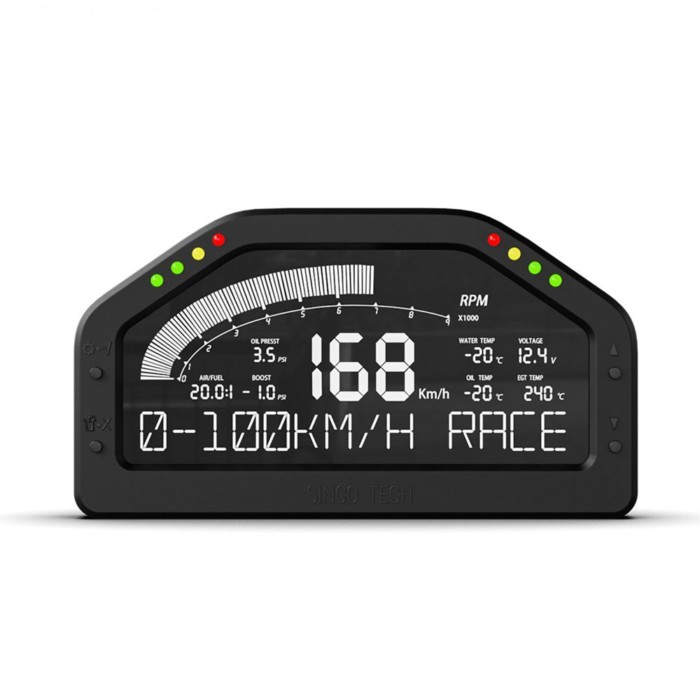 DO926 Universal Dash Race Display Wire Harness Set Dashboard LCD Screen ...