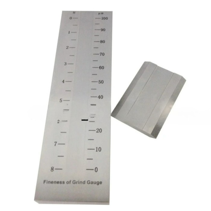 High quality Stainless Steel Single Groove Fineness of Grind Gauge ...