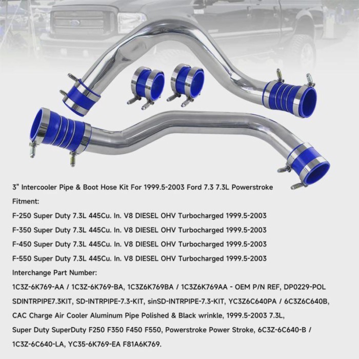 Diesel Site DSIBKBI Intercooler Boot Kit (Banks Intercooler) | XDP