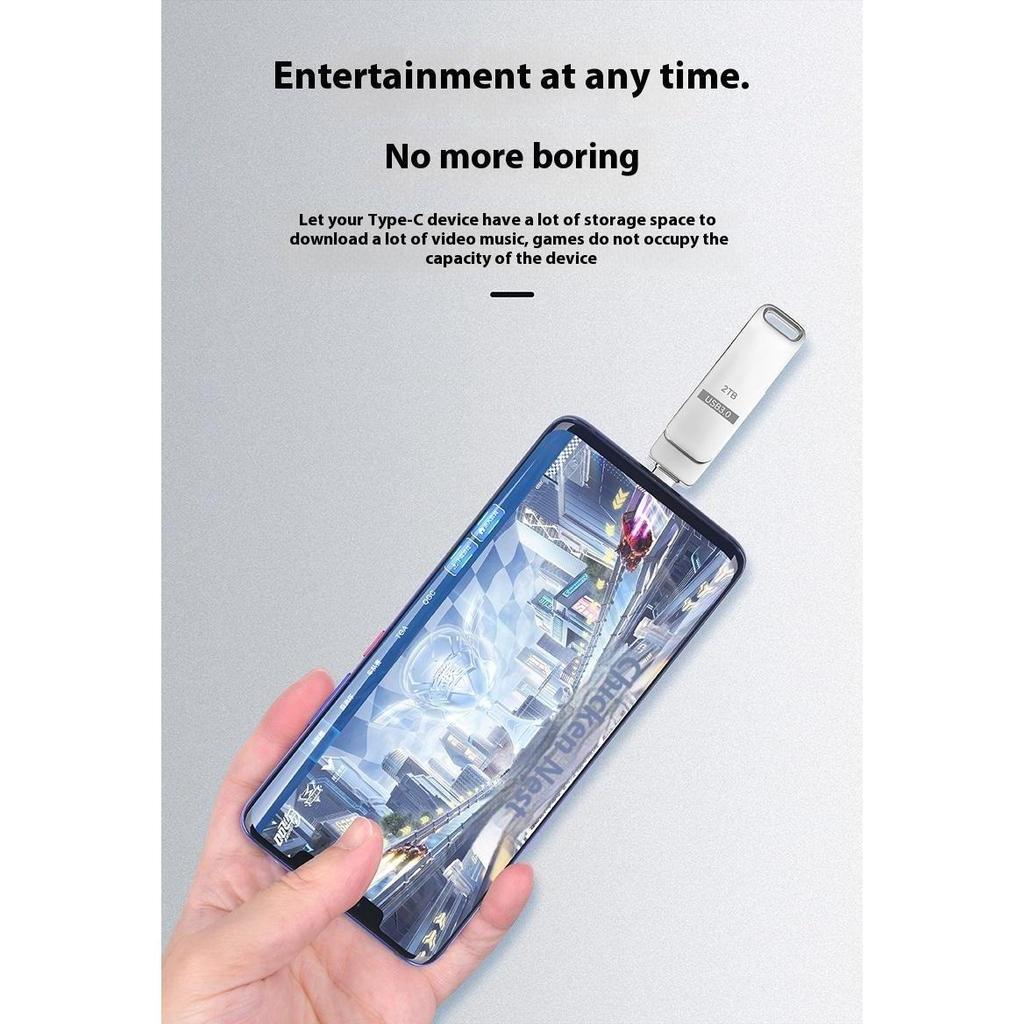 แฟลชไดรฟ์ 2TB โลหะ USB 3.0 Flash Drive Pendrive High Speed Flash Disk ...