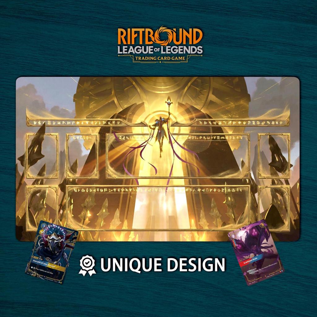 Riftbound Playmat Azir Edition • แผ่นรองเกมกระดานแบบกําหนดเองพร้อมโซน ...