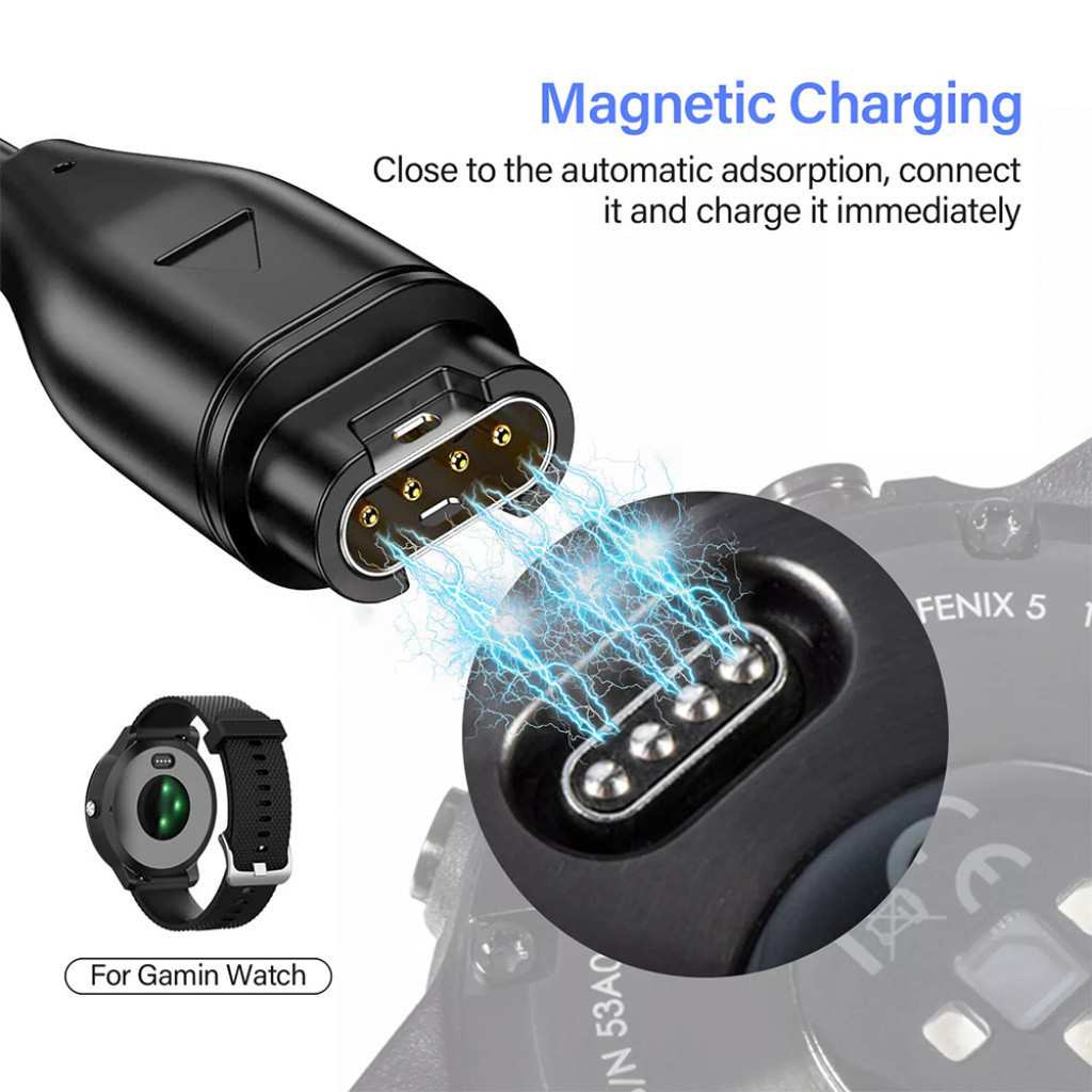 เหมาะสำหรับ Garmin Sport Watch Charger Flytime 945/245 x7 7x 6 255 955 ...