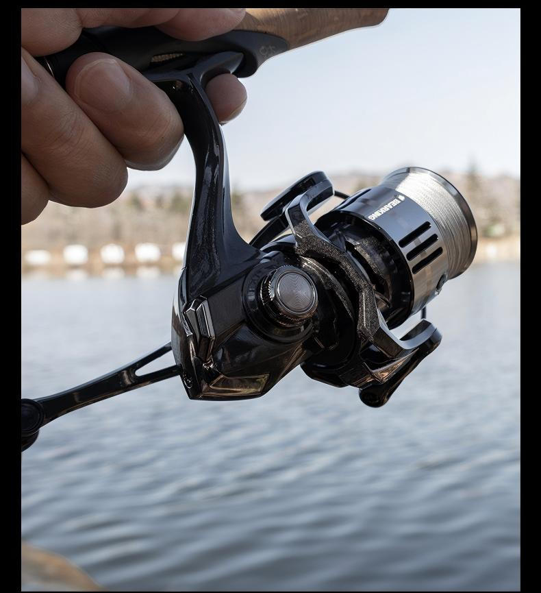 BEARKING HERA-PRO Worm Shaft Spinning Reel ขนาดยาว 3X พร้อมระบบการดึง ...