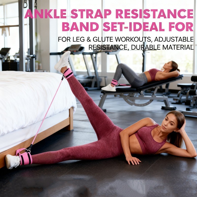 Safe Shaping Dual Loops Trainer - ชุดแถบต้านทานหัวเข็มขัดข้อเท้าแบบปรับ ...