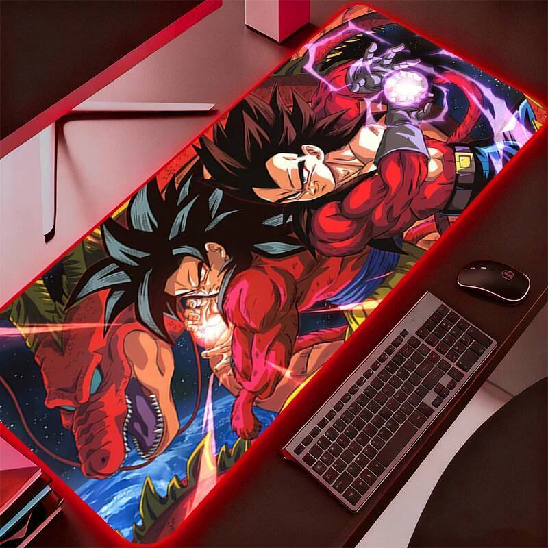 LED Mouse Pad Gamer ขนาดใหญ่ XXL แท็บเล็ต Varmilo คีย์บอร์ดพรม ...