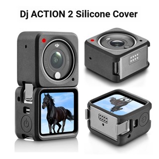 เคสซิลิโคน ป้องกันรอยขีดข่วน กันกระแทก สําหรับกล้องดิจิทัล Dji Action2