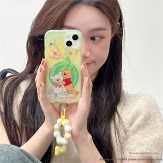 [เคสโทรศัพท์มือถือ ลายการ์ตูนหมีพูห์น่ารัก กันกระแทก รวมทุกอย่าง] สําหรับ iPhone14pro 13 12 pro max 11
