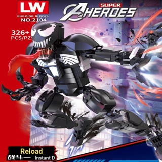 ของเล่นตัวต่อหุ่นยนต์ Mecha 2104 Revenge Super Venom ขนาดเล็ก เพื่อการเรียนรู้ สําหรับเด็ก
