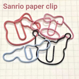 Sanrio คลิปหนีบกระดาษ ลาย Hello Kitty Pin น่ารัก สร้างสรรค์ สําหรับตกแต่งโฟลเดอร์กระดาษ❈8.24