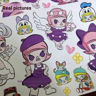 สติกเกอร์ ลายการ์ตูน Mart MOLLY กันน้ํา แบบสร้างสรรค์ สําหรับติดตกแต่งรถยนต์ DIY