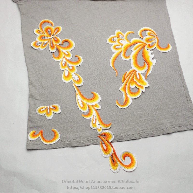 beautiful-embroidery-สติกเกอร์ปักเลื่อม-ลายก้อนเมฆ-ดอกไม้-สไตล์โบราณ-สําหรับเครื่องแต่งกายกี่เพ้า
