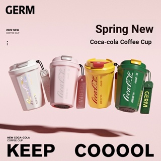 Germ Co-Branded Coca-Branded แก้วกาแฟ สเตนเลส 316 ขนาดเล็ก เส้นผ่าศูนย์กลางเล็ก เรียบง่าย ระดับไฮเอนด์