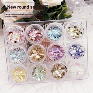 Ya Yalayee [Manicure Sequins] เลื่อม ทรงกลม สีแคนดี้ คละขนาด