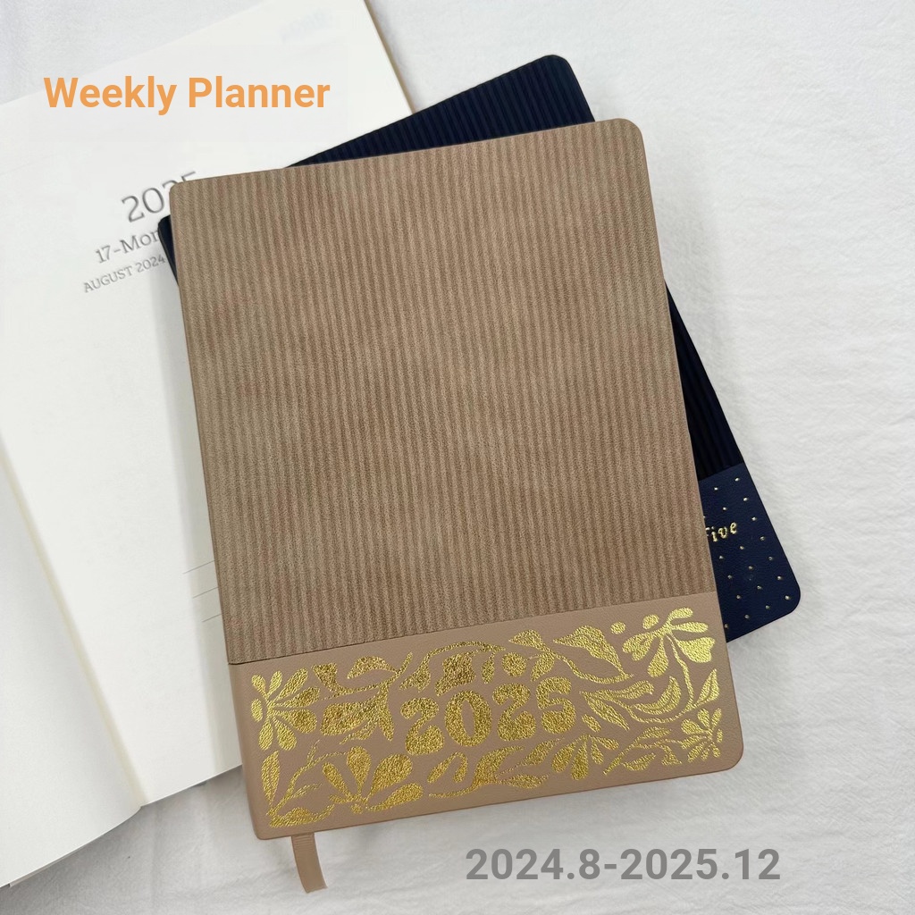 American Notebook 2024-25 English Schedule Book 17 เดือน Weekly Plan ...