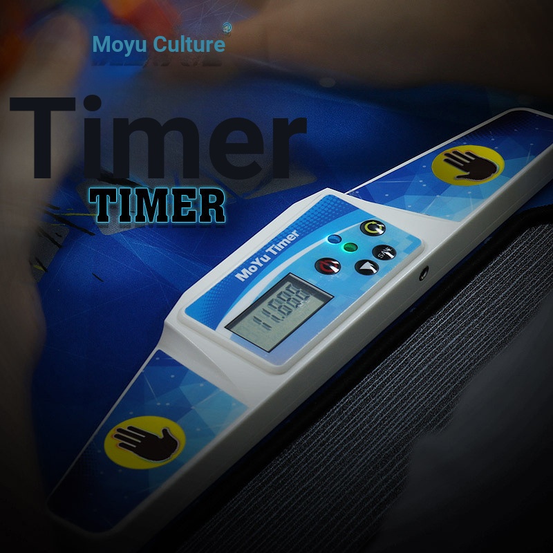Moyu Culture Rubiks Cube Timer ความเร็วซ้อนถ้วยจับเวลา Rubiks Cube Pad ...