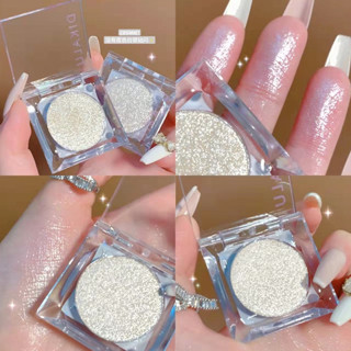 *พร้อมส่ง* อายแชโดว์พาลาเต้ ไฮไลท์ชิมเมอร์ 2 สี สําหรับแต่งหน้า COD