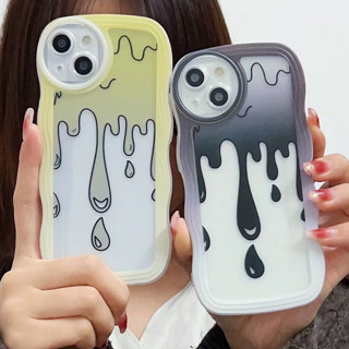Samsung Galaxy A04 A04S A73 A72 A53 A33 A13 A23 A11 A52 A52S A12 A31 A70 A20 A30 A10S A03 M11 M12 A22 LTE S22 S21 S20 fe M22 M23 M32 M31 A32 A50 A50S A30S A03S A02S A21S A51 4G 5G ลายคลื่น 3D ลายหยดน้ำน่ารัก Samsung CASE