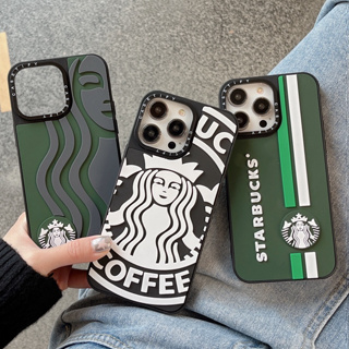 เคสโทรศัพท์มือถือ ซิลิโคน ลายสตาร์บัค 3D สําหรับ iPhone 15 14 13 12 11 X