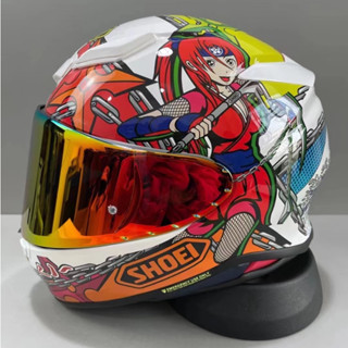 Shoei Z8 หมวกกันน็อค นารูโตะ พร้อมหมวกกันน็อค แบบเต็มหน้า รถจักรยานยนต์ ขี่รถชน