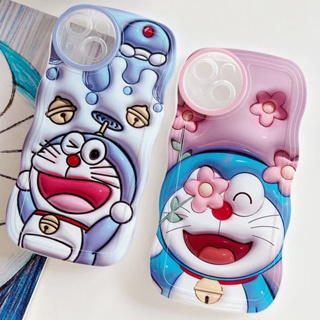 เข้ากันได้สำหรับเคส iPhone iPhone 11 เคสสำหรับ iPhone 14 Pro Max เคส TPU เคสนิ่มกันกระแทกลายการ์ตูนน่ารัก การ์ตูนโดราเอมอน 3 มิติหยัก iPhone 13 Pro Max iPhone 12 Pro Max 11 7Plus 8Plus 6Plus XR xs เคส iPhone