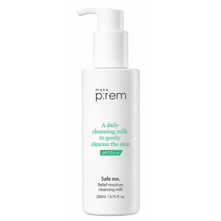 Make p:rem Safe Me Relief คลีนซิ่งมิลค์ ให้ความชุ่มชื้น 6.67 fl.oz / 200 มล.